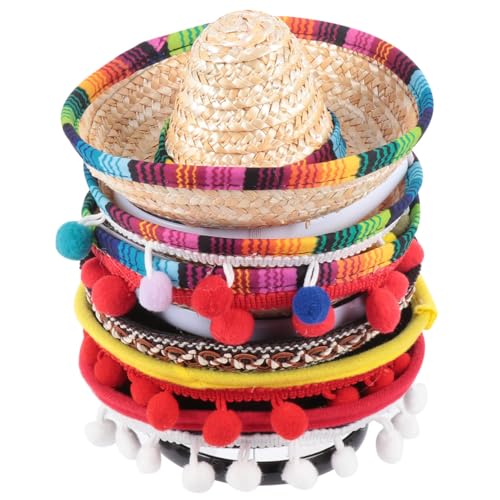 LRXIYODE 6 Stück Teiliges Mini Mexikanische Sombrero Haarreifen Leichtes Partyaccessoire Mexikanische Themenparty Karneval Kostüm Kopfschmuck Für Erwachsene LRXIYODE 6 Stück Teiliges Mini Mexikanische Sombrero Haarreifen Leichtes Partyaccessoire Mexikanische Themenparty Karneval Kostüm Kopfschmuck Für Erwachsene von LRXIYODE