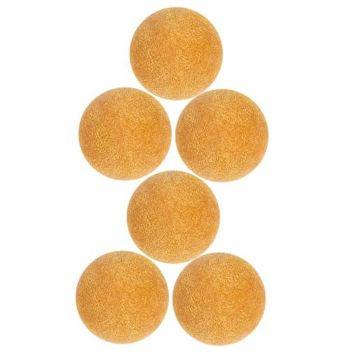LRXIYODE 6 Stück Teiliges Mini Tischfußball Bälle Gelb Stabile Kunststoff Ersatzbälle für Fußballtisch Langlebig und Leicht Geeignet für Tischfußball Zubehör und Spielbedarf LRXIYODE 6 Stück Teiliges Mini Tischfußball Bälle Gelb Stabile Kunststoff Ersatzbälle für Fußballtisch Langlebig und Leicht Geeignet für Tischfußball Zubehör und Spielbedarf von LRXIYODE