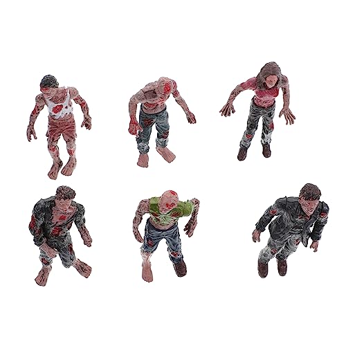 LRXIYODE 6 Stück Teiliges Mini Zombie Puppen Gruselige Deko für Halloween Party und Streiche Realistische Details für Schaurige und Unvergesslichen Spaß LRXIYODE 6 Stück Teiliges Mini Zombie Puppen Gruselige Deko für Halloween Party und Streiche Realistische Details für Schaurige und Unvergesslichen Spaß von LRXIYODE