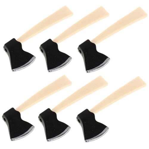 LRXIYODE 6 Stück Teiliges Miniatur Puppenhaus Garten Set Holzgriff Axt Realistische Mini Gartengeräte Tragbar und Dekorativ Geeignet für Halloween Party und Bastelprojekte LRXIYODE 6 Stück Teiliges Miniatur Puppenhaus Garten Set Holzgriff Axt Realistische Mini Gartengeräte Tragbar und Dekorativ Geeignet für Halloween Party und Bastelprojekte von LRXIYODE