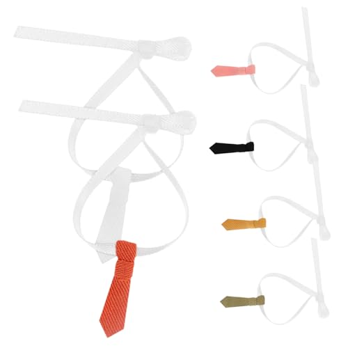 LRXIYODE 6 Stück Teiliges Puppenkleid Miniatur fliegen Vielseitige Puppen Accessoires Stilvolle Schleifen für Puppenhaus kostüme Kreative Verkleidungsmöglichkeiten für Puppenkleidung von LRXIYODE