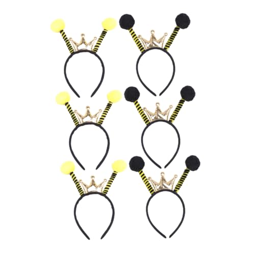 LRXIYODE 6 Stück Teiliges Tier Antennen Haarband Kreative Kostüm Requisite für Party Karneval Halloween Unisex von LRXIYODE