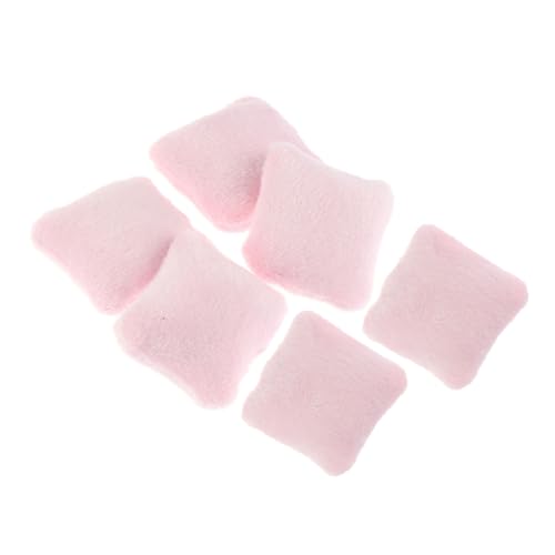 LRXIYODE 6 Stück Zubehör für Puppenhäuser dekorativ Mini Kissen für Puppenhäuser Blumen- puppenhauszubehör Dollhouse Accessories Puppenkissen-Modell Tischkissenmodell Flanell Rosa LRXIYODE 6 Stück Zubehör für Puppenhäuser dekorativ Mini Kissen für Puppenhäuser Blumen- puppenhauszubehör Dollhouse Accessories Puppenkissen-Modell Tischkissenmodell Flanell Rosa von LRXIYODE