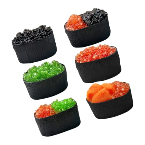 LRXIYODE 6 Teiliges Simulations Sushi Modell Gefälschtes Essen Lebensechtes Essensmodell Simuliertes Sushi Modell Foto Requisiten Simulations Sushi Lebensmittelmodell Realistisches LRXIYODE 6 Teiliges Simulations Sushi Modell Gefälschtes Essen Lebensechtes Essensmodell Simuliertes Sushi Modell Foto Requisiten Simulations Sushi Lebensmittelmodell Realistisches von LRXIYODE