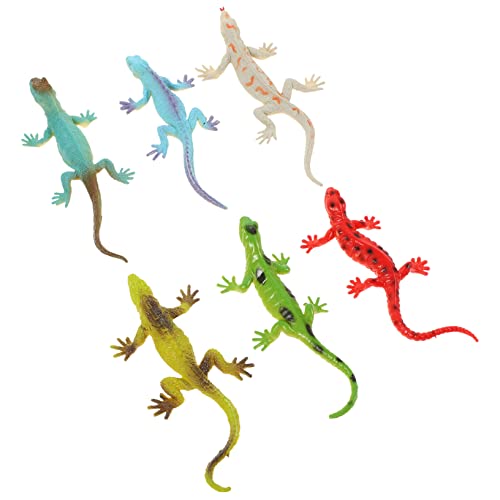 LRXIYODE 6stücke Teiliges Realistische Plastiklizard Spielzeugfiguren Simulation Reptil Figurinen Für Junge Mädchen Zum Spielen Und Dekorieren Sicheres Material Langlebig Und Farbenfroh LRXIYODE 6stücke Teiliges Realistische Plastiklizard Spielzeugfiguren Simulation Reptil Figurinen Für Junge Mädchen Zum Spielen Und Dekorieren Sicheres Material Langlebig Und Farbenfroh von LRXIYODE