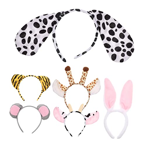 LRXIYODE 6Stücke Tier Cartoon Stirnbänder für Dekorative Haardekoration für Kostümpartys Halloween Karneval Aufführungen Lustige Tierkopfschmuck LRXIYODE 6Stücke Tier Cartoon Stirnbänder für Dekorative Haardekoration für Kostümpartys Halloween Karneval Aufführungen Lustige Tierkopfschmuck von LRXIYODE