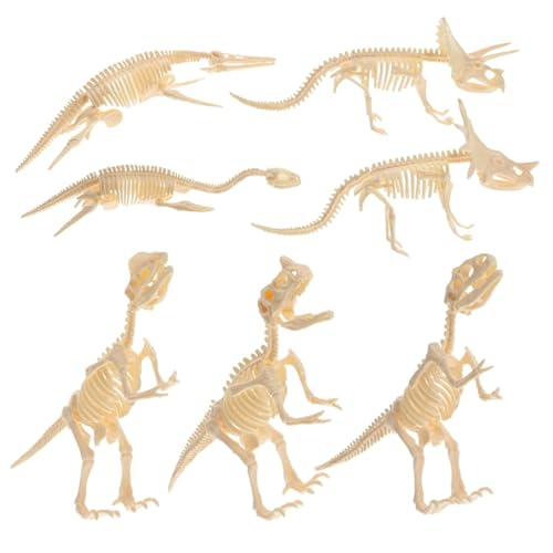 LRXIYODE 7 Stück Teiliges Dinosaurier Skelett Modell Detailreiche Knochen Nachbildung Kinderfreundliches DIY Fossil Fördert Lernen und Kreativität für Dino Fans LRXIYODE 7 Stück Teiliges Dinosaurier Skelett Modell Detailreiche Knochen Nachbildung Kinderfreundliches DIY Fossil Fördert Lernen und Kreativität für Dino Fans von LRXIYODE