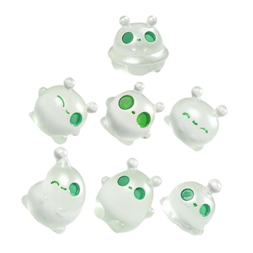 LRXIYODE 7 Stück Teiliges Mini Leuchtende Resin Außerirdische Figuren DIY Mikro Landschaftsdeko Fluoreszierende Miniaturen für Schreibtisch Kinderzimmer Feengarten und Weltraumparty LRXIYODE 7 Stück Teiliges Mini Leuchtende Resin Außerirdische Figuren DIY Mikro Landschaftsdeko Fluoreszierende Miniaturen für Schreibtisch Kinderzimmer Feengarten und Weltraumparty von LRXIYODE