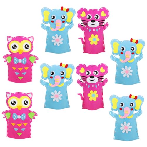 LRXIYODE 8 Sätze Teiliges DIY Handpuppen Bastelset aus Stoff Kreatives Nähspielzeug für Jungen und Mädchen Fördert Fantasie und Handwerkliche Fähigkeiten für Kindergarten Familie LRXIYODE 8 Sätze Teiliges DIY Handpuppen Bastelset aus Stoff Kreatives Nähspielzeug für Jungen und Mädchen Fördert Fantasie und Handwerkliche Fähigkeiten für Kindergarten Familie von LRXIYODE
