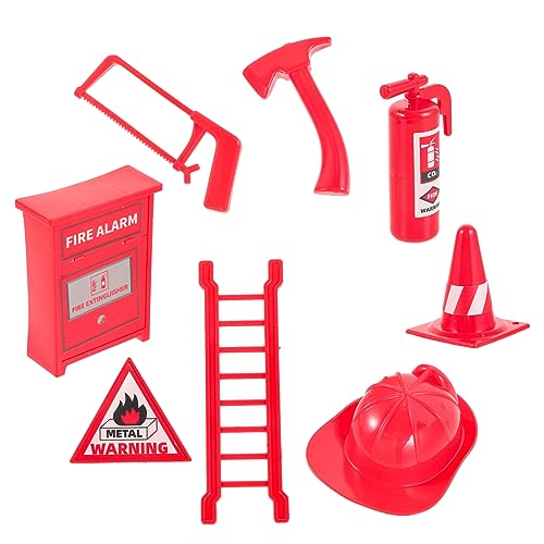 LRXIYODE 8 Stück Achtteiliges Puppenhaus-feuerzubehör-Set Feuerlöscher Klein Puppenzubehör Fotografie-Requisiten Puppenhausverzierungen Puppenhausdekoration Plastik Rot LRXIYODE 8 Stück Achtteiliges Puppenhaus-feuerzubehör-Set Feuerlöscher Klein Puppenzubehör Fotografie-Requisiten Puppenhausverzierungen Puppenhausdekoration Plastik Rot von LRXIYODE