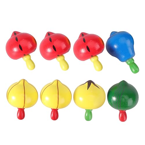 LRXIYODE 8 Stück Holzgyroskop für Bunte Obstmuster Hand Augen Koordination für Drinnen und Draußen Sicheres Holzmaterial Zufällige Farben und LRXIYODE 8 Stück Holzgyroskop für Bunte Obstmuster Hand Augen Koordination für Drinnen und Draußen Sicheres Holzmaterial Zufällige Farben und von LRXIYODE