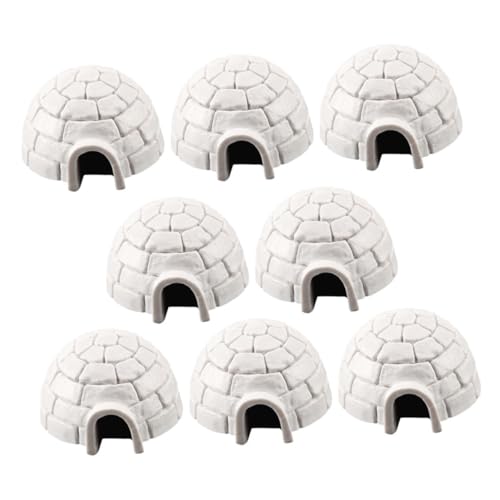 LRXIYODE 8stücke Teiliges Ice House Figuren Für Sandtisch-Dekorationen Und Winter- Kunststoffmaterial Für Langlebige Nutzung LRXIYODE 8stücke Teiliges Ice House Figuren Für Sandtisch-Dekorationen Und Winter- Kunststoffmaterial Für Langlebige Nutzung von LRXIYODE
