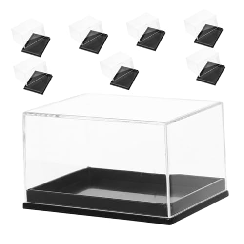 LRXIYODE 8 Stück Muschel Ausstellungsboxen Vitrine Aufbewahrung Von Proben Edelsteinboxen Rechteckige Schmuckschatullen Muschel Ausstellungsboxen Muschel Ausstellungsboxen Muschel von LRXIYODE