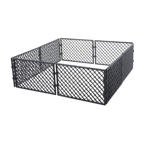 LRXIYODE 8 Stück Schutzgitter Stacheldraht Miniaturzaun Modellbau Für Konstruktive Für Mini Zaun Ornament Baukonstruktion Dunkler Kunststoff LRXIYODE 8 Stück Schutzgitter Stacheldraht Miniaturzaun Modellbau Für Konstruktive Für Mini Zaun Ornament Baukonstruktion Dunkler Kunststoff von LRXIYODE