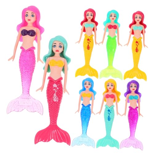 LRXIYODE 8 Stück Tauchspielzeug meerjungfrau Pool Farbenfrohes Schwimmhilfe Mermaid Puppen Badespielzeug gefälschtes Meerjungfrauenspielzeug Abs LRXIYODE 8 Stück Tauchspielzeug meerjungfrau Pool Farbenfrohes Schwimmhilfe Mermaid Puppen Badespielzeug gefälschtes Meerjungfrauenspielzeug Abs von LRXIYODE