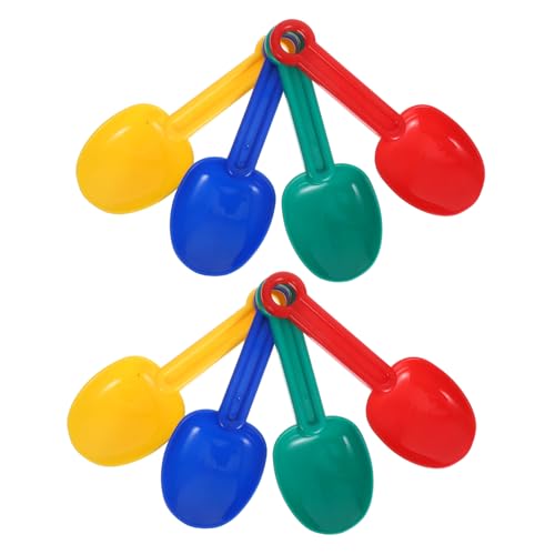 LRXIYODE 8 Stück Teiliges Bunter Verschleißfester Plastischaufeln für Strandspielzeug zum Graben im Sand für Jungen und Mädchen für Spielplatz Strand und Park von LRXIYODE