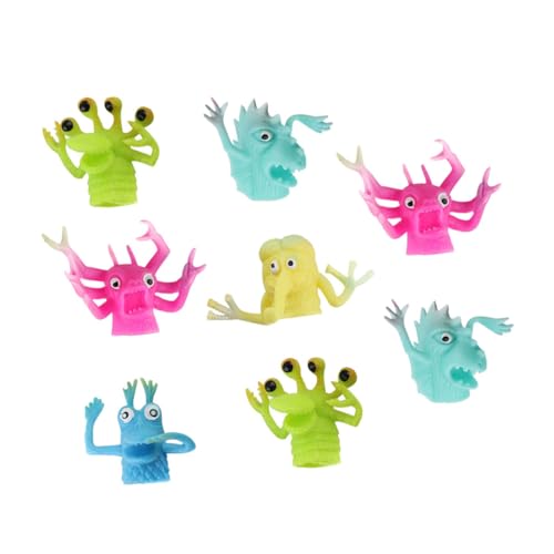 LRXIYODE 8 Stück Teiliges Fingerpüppchen aus Sicherem TPR Lustige Handpuppen für Weiches Robustes Material Attraktives Design für Geburtstagskinder LRXIYODE 8 Stück Teiliges Fingerpüppchen aus Sicherem TPR Lustige Handpuppen für Weiches Robustes Material Attraktives Design für Geburtstagskinder von LRXIYODE
