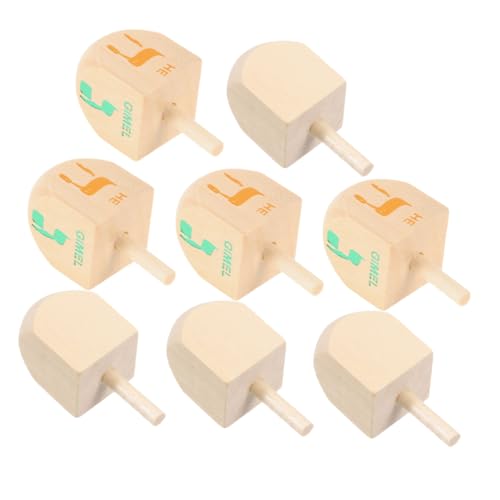 LRXIYODE 8 Stück Teiliges Holz Dreidel Bunte Buchstaben Stressreduzierendes Fidget Sicherer Hanukkah Dreher für DIY und Chanukka Dekoration Vielseitig für Zuhause und Schule LRXIYODE 8 Stück Teiliges Holz Dreidel Bunte Buchstaben Stressreduzierendes Fidget Sicherer Hanukkah Dreher für DIY und Chanukka Dekoration Vielseitig für Zuhause und Schule von LRXIYODE
