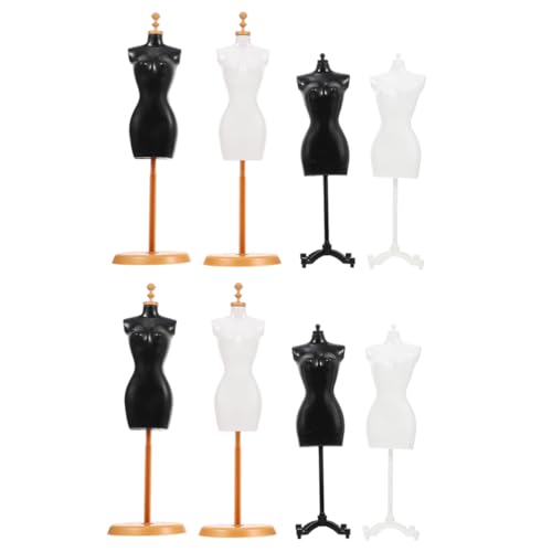 LRXIYODE 8 Stück Teiliges Mini Puppen Mannequin aus Kunststoff Glatte Oberfläche Stabiler Stand zur Faltenfreien Präsentation von Puppenkleidung und Miniatur doll Dress Display LRXIYODE 8 Stück Teiliges Mini Puppen Mannequin aus Kunststoff Glatte Oberfläche Stabiler Stand zur Faltenfreien Präsentation von Puppenkleidung und Miniatur doll Dress Display von LRXIYODE