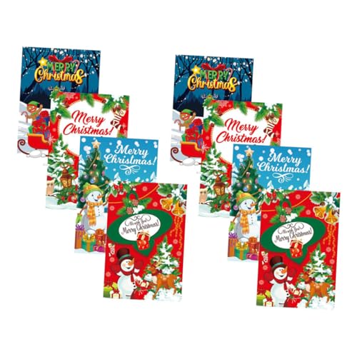 LRXIYODE 8 Stück Teiliges Weihnachtswein Flaschenetiketten Selbstklebend Dekorative Aufkleber für Wein und Bierflaschen Einfache Anbringung für Party und Weihnachtsdeko LRXIYODE 8 Stück Teiliges Weihnachtswein Flaschenetiketten Selbstklebend Dekorative Aufkleber für Wein und Bierflaschen Einfache Anbringung für Party und Weihnachtsdeko von LRXIYODE
