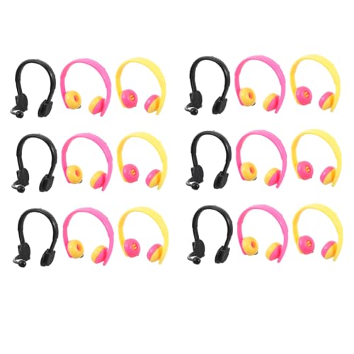 LRXIYODE 80 Stück Teiliges Puppen Mini Headset Realistische Mini Ohrhörer und Schwarze Mikrofone Puppen Zubehör für Kreative Verkleidung und Dekorative Fotorequisiten und LRXIYODE 80 Stück Teiliges Puppen Mini Headset Realistische Mini Ohrhörer und Schwarze Mikrofone Puppen Zubehör für Kreative Verkleidung und Dekorative Fotorequisiten und von LRXIYODE