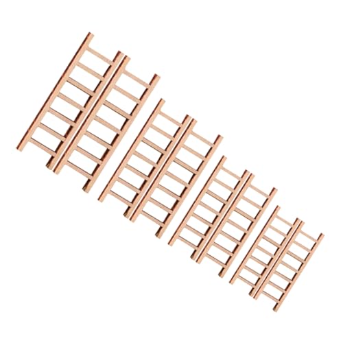 LRXIYODE 8Stücke Holzleitern für Puppenhäuser und Gartendekoration Dekorative Holzleiter für Mikro Landschaften Möbel Requisite für Kreative Bastelprojekte LRXIYODE 8Stücke Holzleitern für Puppenhäuser und Gartendekoration Dekorative Holzleiter für Mikro Landschaften Möbel Requisite für Kreative Bastelprojekte von LRXIYODE