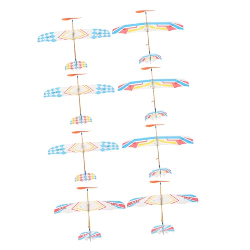 LRXIYODE 8Stücke Teiliges Gummimotor Flugzeugmodell Spannende Segelflugzeuge für für Partys und Lernspielzeug für Physik und Technik LRXIYODE 8Stücke Teiliges Gummimotor Flugzeugmodell Spannende Segelflugzeuge für für Partys und Lernspielzeug für Physik und Technik von LRXIYODE