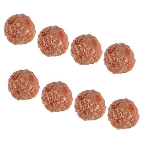 LRXIYODE 8Stücke Teiliges Realistische Künstliche Rindfleisch Fleischbällchen Modell für Küchen Dekoration und Fotografie Langlebiges Fake Food Requisiten für Kreative Displays LRXIYODE 8Stücke Teiliges Realistische Künstliche Rindfleisch Fleischbällchen Modell für Küchen Dekoration und Fotografie Langlebiges Fake Food Requisiten für Kreative Displays von LRXIYODE
