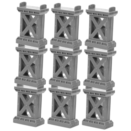 LRXIYODE 9 Stück Teiliges Holz Zugbrückenstützen Stabile Kompatible Holzeisenbahn Zubehör für Ersatzteile für Bahnsteig und Schienen Geeignet für Verschiedene LRXIYODE 9 Stück Teiliges Holz Zugbrückenstützen Stabile Kompatible Holzeisenbahn Zubehör für Ersatzteile für Bahnsteig und Schienen Geeignet für Verschiedene von LRXIYODE