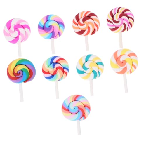 LRXIYODE 9 Stück Teiliges Mini Lollipop Bunte Realistische Fake Candy Dekoration für Puppenhaus DIY Basteln Detailreiche Miniatur Süßigkeiten Ornamente LRXIYODE 9 Stück Teiliges Mini Lollipop Bunte Realistische Fake Candy Dekoration für Puppenhaus DIY Basteln Detailreiche Miniatur Süßigkeiten Ornamente von LRXIYODE