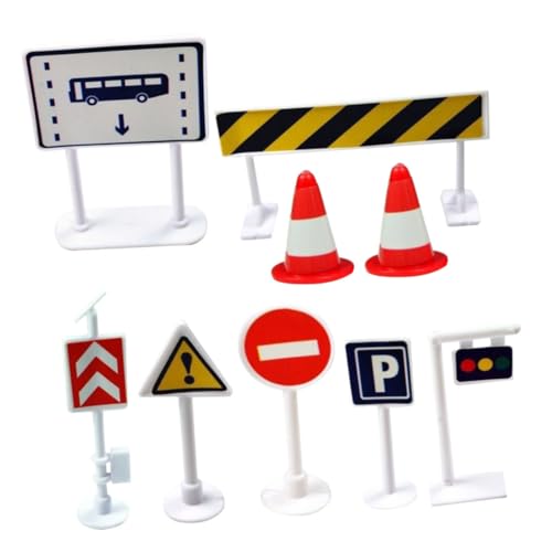 LRXIYODE 9 Stück Teiliges Set Verkehrszeichen Realistische Straßensignale für Frühes Lernen für Eltern Junge Mädchen Interaktion und Sicherheitsschulung LRXIYODE 9 Stück Teiliges Set Verkehrszeichen Realistische Straßensignale für Frühes Lernen für Eltern Junge Mädchen Interaktion und Sicherheitsschulung von LRXIYODE
