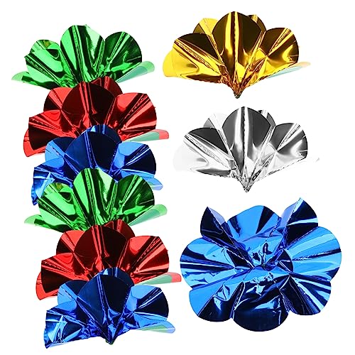 LRXIYODE 9 Stück Zauberblume Present Ideas Geschenkeidee Flower Sticks Trickspielzeug Geschenkidee Dekorationen Blumen gefälschte Hand kreative Leistungsrequisiten Partyblume Trickspiele PVC von LRXIYODE