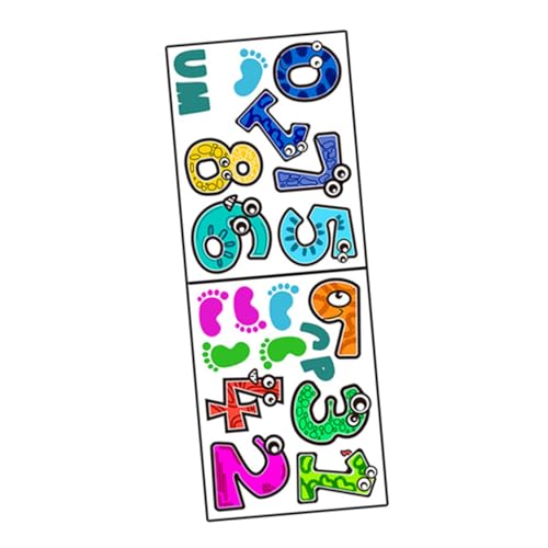 LRXIYODE Abnehmbare Bodenaufkleber Zahlen Spiel für Kinderzimmer Kindergarten Selbstklebend Einfach zu Reinigen und Installieren Konzentration und Sozialkompetenz LRXIYODE Abnehmbare Bodenaufkleber Zahlen Spiel für Kinderzimmer Kindergarten Selbstklebend Einfach zu Reinigen und Installieren Konzentration und Sozialkompetenz von LRXIYODE