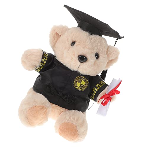 LRXIYODE Abschluss Plüschbär mit Doktorhut Süßes Großes Stofftier für Absolventen und Abschlusspartys Kreative Geschenkidee für Schüler und Studenten von LRXIYODE