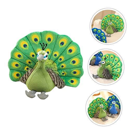 LRXIYODE Adorables Kuscheltier Pfau Plüschtier aus Sicherem Material Weiches Gefülltes Tier Kindgerechtes Schlafbegleiter Farbenfroher und Gemütlicher Wohnaccessoire von LRXIYODE