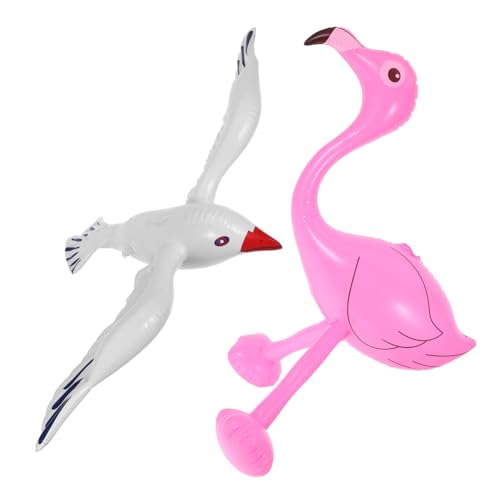LRXIYODE Aufblasbare Schwimmbecken Deko mit Seemöwe und Flamingo Wasserfestes Strandspielzeug für Poolparty Vielseitige Vogelspielzeuge für Strand und Garten LRXIYODE Aufblasbare Schwimmbecken Deko mit Seemöwe und Flamingo Wasserfestes Strandspielzeug für Poolparty Vielseitige Vogelspielzeuge für Strand und Garten von LRXIYODE