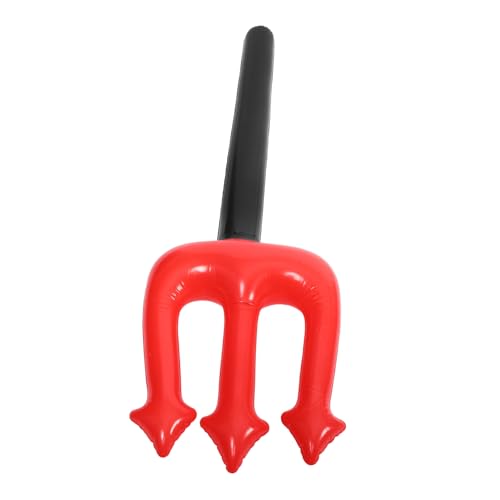 LRXIYODE Aufblasbare Teufelsgabel PVC Partyspielzeug Halloween Kostüm Zubehör für Erwachsene und Langlebig Leicht Tragbar für Cosplay und Halloween Partys von LRXIYODE