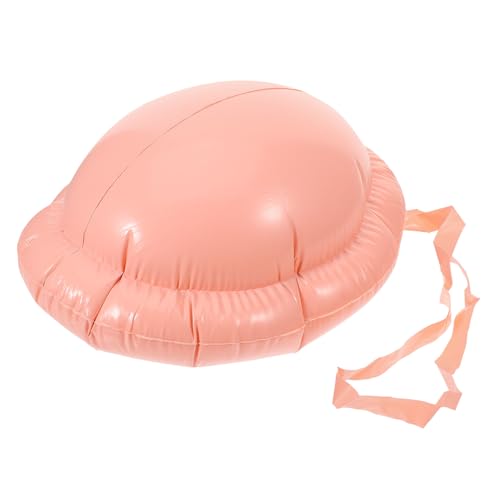 LRXIYODE Aufblasbare gefälschte Bauchspielzeuge für künstlich Mutterschaft falscher Bauch realistisch aufblasbarer Bauch schwanger Schwangeres Bauchkostüm Silikonschwangerer PVC Rosa von LRXIYODE