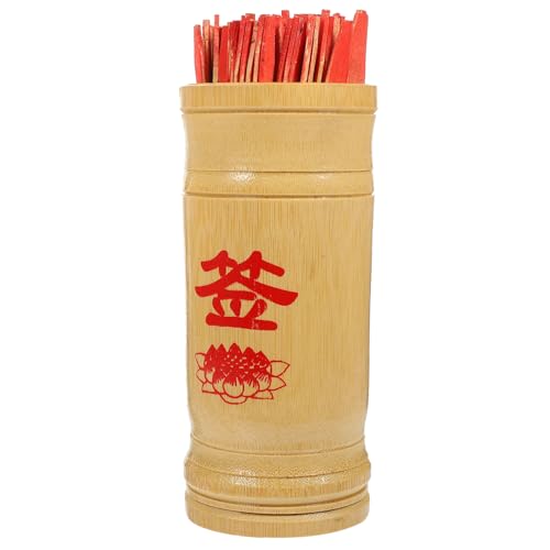 LRXIYODE Bambus Glücksstäbe mit Eimer Traditionelle Chinesische Wahrsage Stäbe für Divinationsspiel und Dekoration Leicht Tragbar für Familienfeiern und Spirituelle Anwendungen LRXIYODE Bambus Glücksstäbe mit Eimer Traditionelle Chinesische Wahrsage Stäbe für Divinationsspiel und Dekoration Leicht Tragbar für Familienfeiern und Spirituelle Anwendungen von LRXIYODE