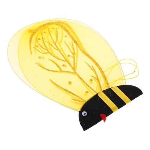 LRXIYODE Bienenflügel Kostümzubehör für Leichte Bequeme und Farbenfrohe Bienenflügel für Halloween Karneval und Cosplay für Kleine Bienenkostüme und Aufführungen LRXIYODE Bienenflügel Kostümzubehör für Leichte Bequeme und Farbenfrohe Bienenflügel für Halloween Karneval und Cosplay für Kleine Bienenkostüme und Aufführungen von LRXIYODE