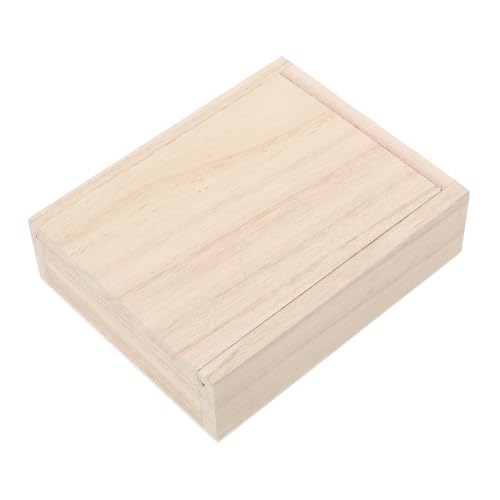 LRXIYODE Box Pokerbox Pokerhalter Aufbewahrungskoffer Pokerkoffer Pokeraufbewahrungshalter Vintage Case Khaki Holz von LRXIYODE