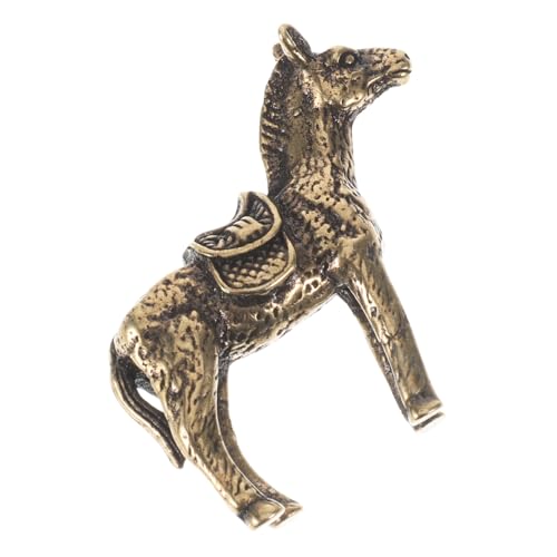 LRXIYODE Bronzeornamente Messingfigur Feng-Shui-Ornament kleine pferdefiguren Kupfer von LRXIYODE