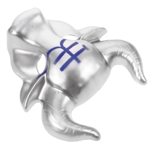 LRXIYODE Bullenmaske halloween maske Kuhmaske Party Maske Themenparty Maske Halloween Kuhmaske Maskerade Cosplay Prop 3D-Tiermaske Cosplay-Rinderkostüm Plastik Silver LRXIYODE Bullenmaske halloween maske Kuhmaske Party Maske Themenparty Maske Halloween Kuhmaske Maskerade Cosplay Prop 3D-Tiermaske Cosplay-Rinderkostüm Plastik Silver von LRXIYODE