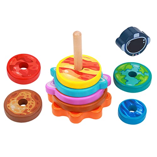 LRXIYODE Buntes Stapelring aus Hochwertigem Holz Pädagogisches Montessori und Kleinkindspielzeug Ab Monaten Sicherer Holzring für Kreative Frühförderung und Eltern Junge Mädchen Spielspaß LRXIYODE Buntes Stapelring aus Hochwertigem Holz Pädagogisches Montessori und Kleinkindspielzeug Ab Monaten Sicherer Holzring für Kreative Frühförderung und Eltern Junge Mädchen Spielspaß von LRXIYODE