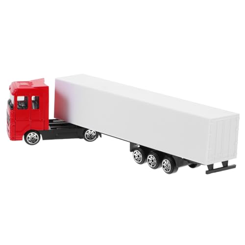 LRXIYODE Container LKW Modell aus Legierung Rotes für Kleinkinder Vielseitig für Sandkästen und Szenendekorationen Langlebig und Kindgerecht für Jungen Ab Jahr LRXIYODE Container LKW Modell aus Legierung Rotes für Kleinkinder Vielseitig für Sandkästen und Szenendekorationen Langlebig und Kindgerecht für Jungen Ab Jahr von LRXIYODE