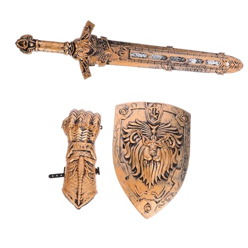 LRXIYODE Cosplay Ritter Waffenset aus Langlebigem Leichtes Detailreiches Rollenspiel zubehör für Jungen Kreatives Kostüm Accessoire für Fasching und Alltagsspiele von LRXIYODE
