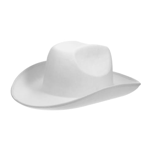 LRXIYODE Cowboy-hut Kappe Hut-cowboy Hüte Cowboyhut Männer Mini Cowboyhut Vaquero Western Für Kostüm Aus Filz Aus Filz Gefühlt Weiß LRXIYODE Cowboy-hut Kappe Hut-cowboy Hüte Cowboyhut Männer Mini Cowboyhut Vaquero Western Für Kostüm Aus Filz Aus Filz Gefühlt Weiß von LRXIYODE