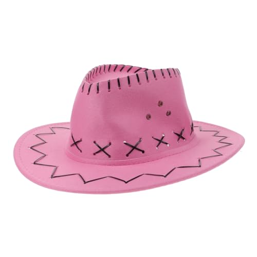 LRXIYODE Cowgirl Hut für Verstellbare Sommermütze UV Schutz Unisex Cowboyhut für Outdoor Aktivitäten Party und Kostüm Accessoire für Jungen und Mädchen LRXIYODE Cowgirl Hut für Verstellbare Sommermütze UV Schutz Unisex Cowboyhut für Outdoor Aktivitäten Party und Kostüm Accessoire für Jungen und Mädchen von LRXIYODE