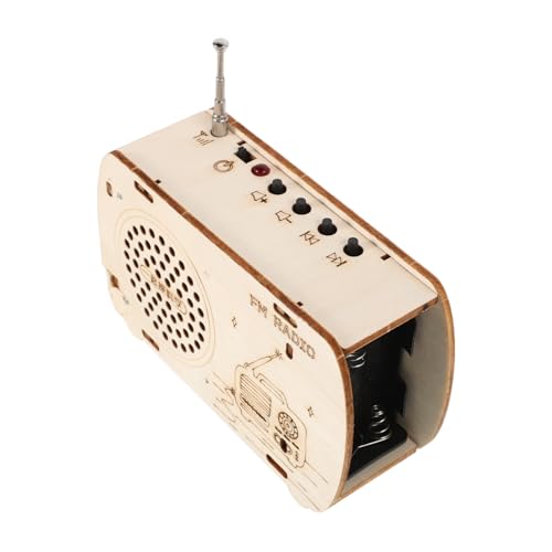 LRXIYODE DIY Holzradio Bausatz für Experimentierkasten für Stem Bildung Interaktive Elektronik und Wissenschaftliche Entdeckungen für Junge Wissenschaftler und Kreative Bastler LRXIYODE DIY Holzradio Bausatz für Experimentierkasten für Stem Bildung Interaktive Elektronik und Wissenschaftliche Entdeckungen für Junge Wissenschaftler und Kreative Bastler von LRXIYODE