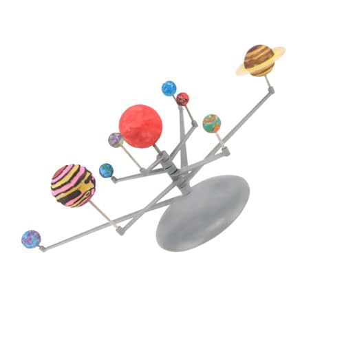 LRXIYODE DIY Planetarisches Modell für Lernspielzeug zur Astronomie mit Planeten zum Basteln und Entdecken des Sonnensystems Pädagogisch Wertvolles Science Kit für von LRXIYODE